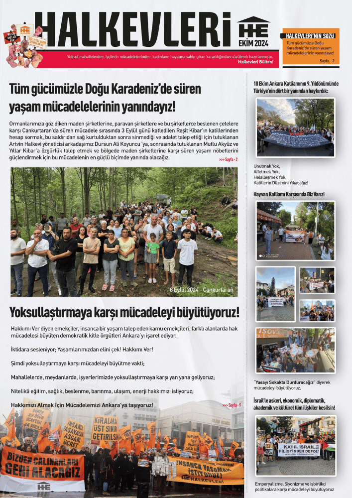 Halkevleri Aylık Çalışma Raporu